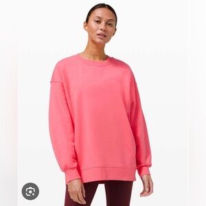 Lululemon Perfectly Oversized Pullover Sweater Guava